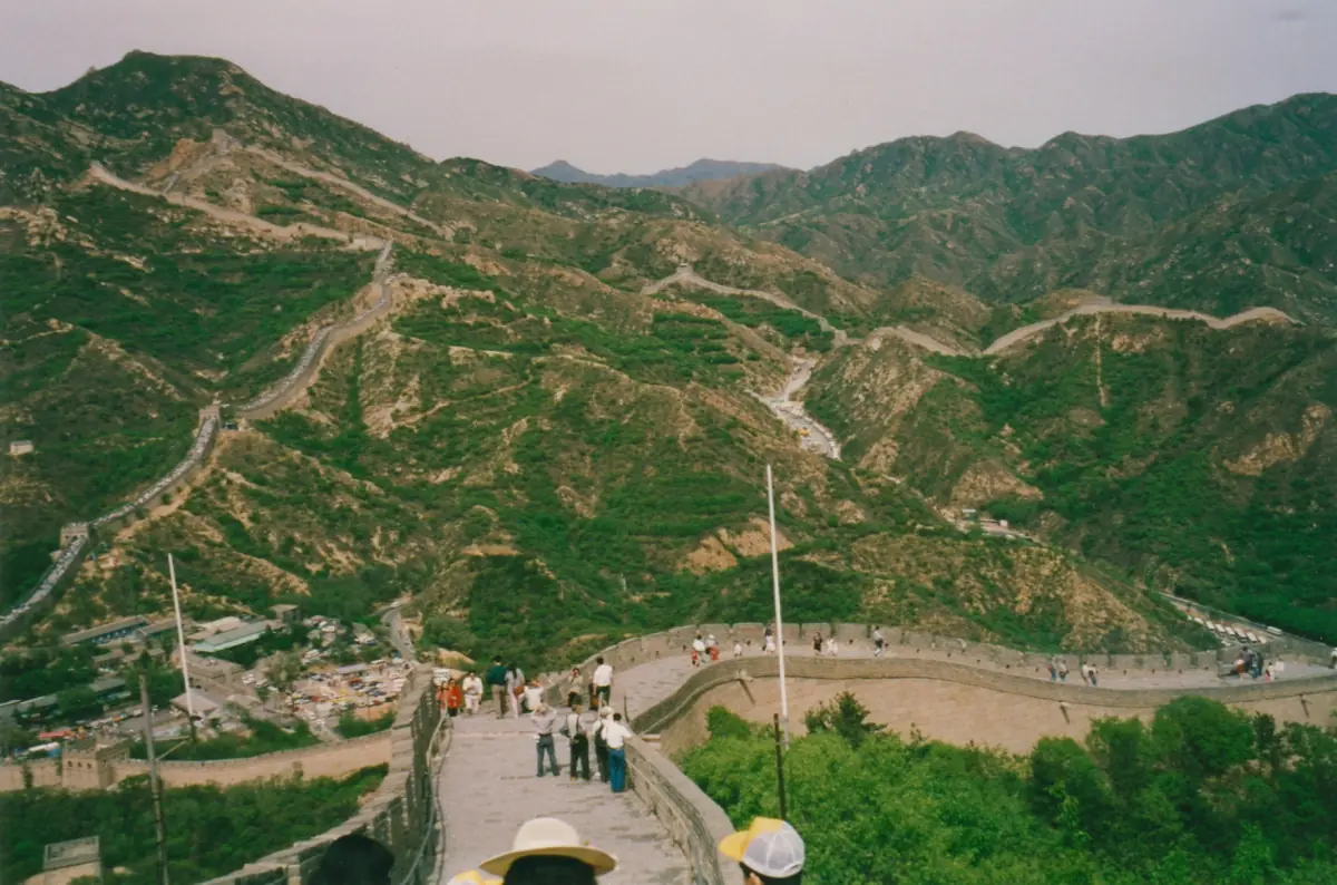 A viewpoint terrace on the Badaling wall
